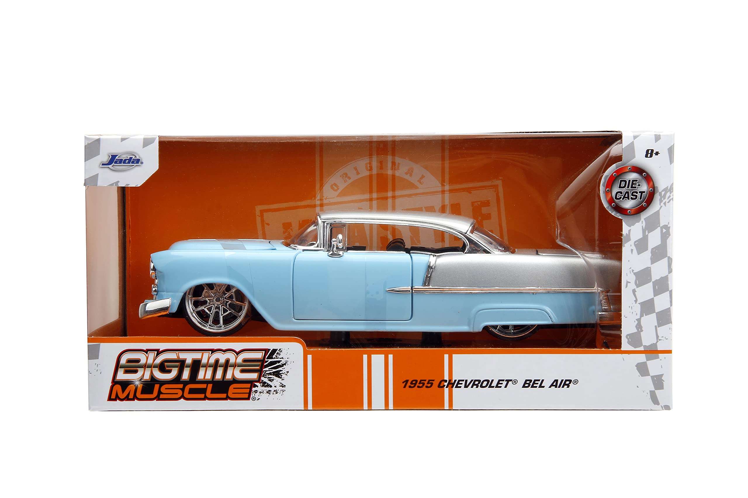 Amazon.co.jp: Big Time Muscle 1:24 1955 シボレー ベルエア ダイ
